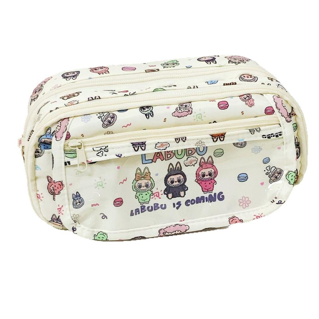 Uroczy piórnik woreczek na ból dziewczyna serce wysoka wartość duża pojemność wielowarstwowe pudełko na artykuły piśmiennicze torba do przechowywania ołówków student