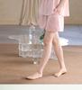 Xuanliang 2026 new women's summer sleepwear with ice silk suspender shorts set, high-end sexy simulated silk home wear