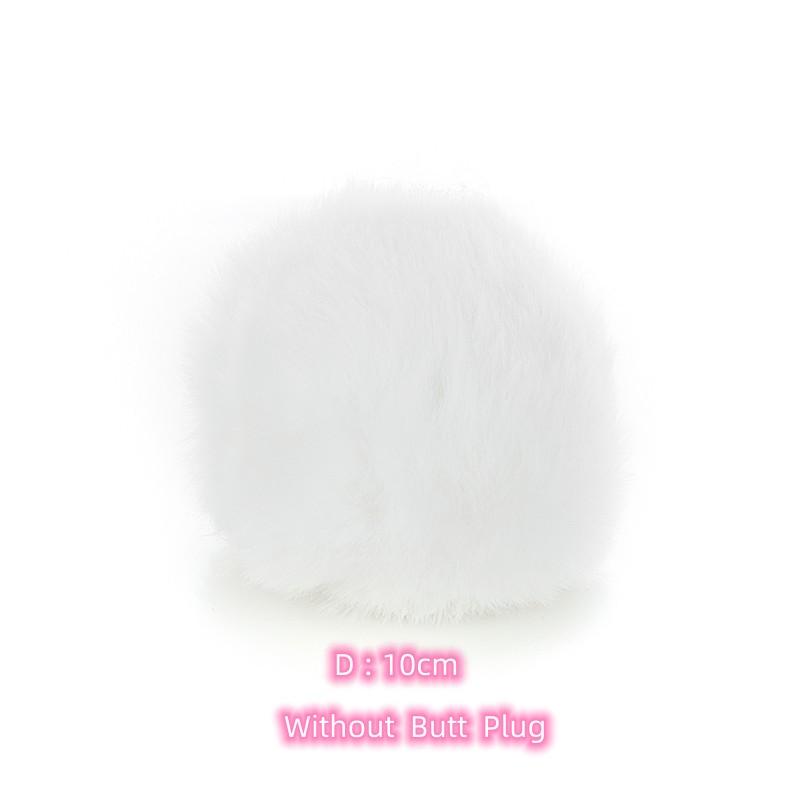 BDSM Faux Fox Tail Anal Plug with Removable Smooth Butt Plug for Men Women Role-playing Adult Games Sex Toys