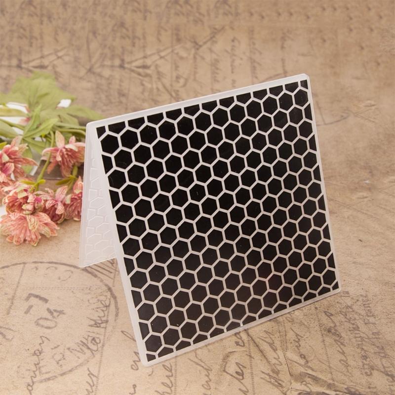 Multifunkční texturovaná embosovací složka Plastové embosovací šablony na papír pro scrapbooking a výrobu pozvánek