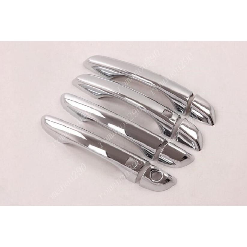 For Hyundai Accent 2018-2020 W/Smart hole Chrome Side Door Handle Cover Trim