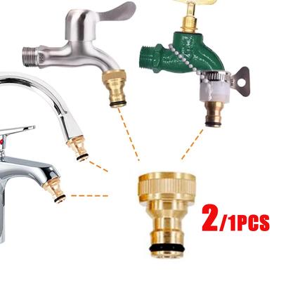 2/1PCS Universal Tap Kitchen Adapters Brass Faucet Watering Garden Tools Tap Connector Mixer Hose Adaptor Basin Fitting