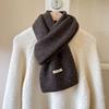 Womens Wool Blend Knit Scarf Thick Warm Long Winter Neck Wrap Students Couples Fashion Accessory