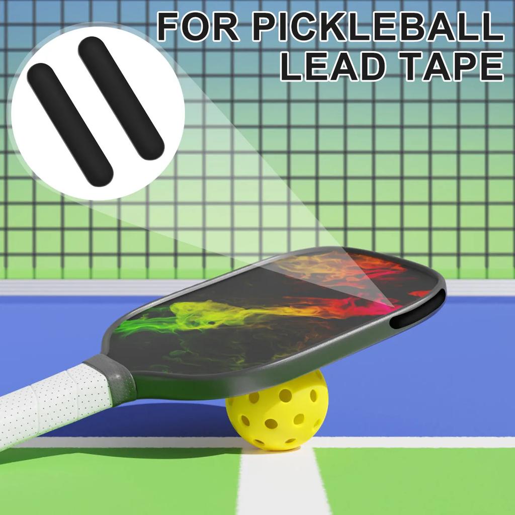 30 st Pickleball Blytejp Viktad Flexibel Självhäftande Tejp Stänger Återanvändbar Paddelkantsskydd Öka Kraft Svinghastighet Tillbehör