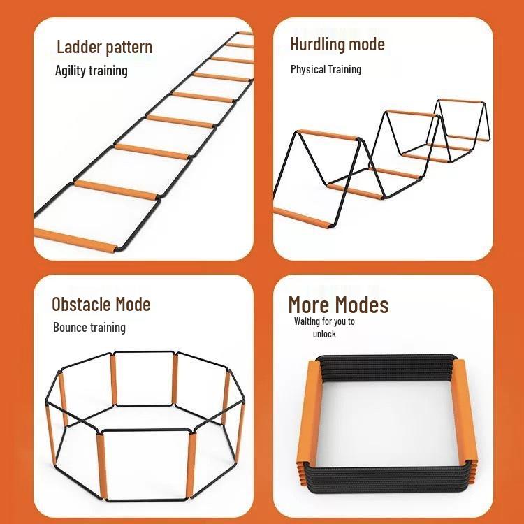 Multifunktionale Agility-Trainingsleiter für Kinder: Hüpfspiel & Seilübungsgerät