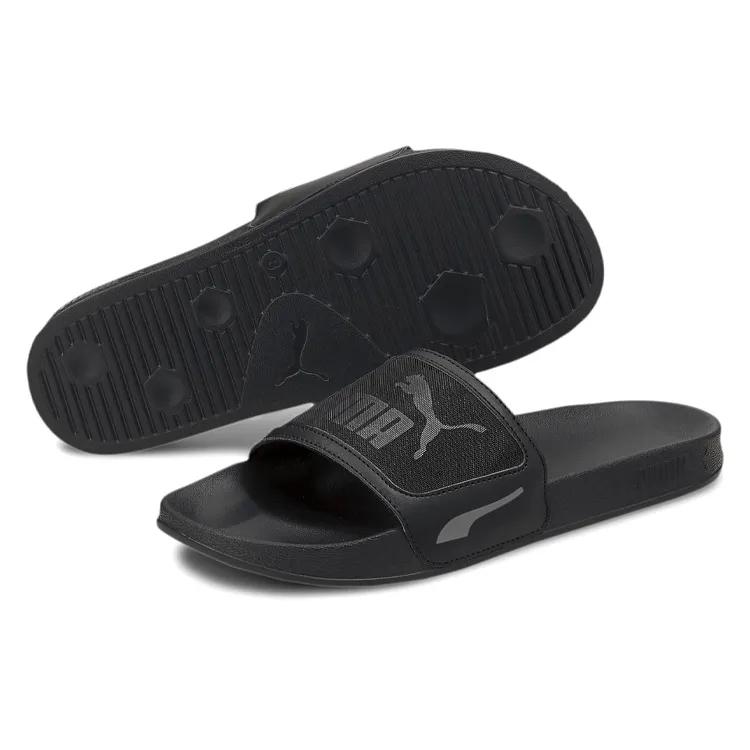 PUMA Leadcat Ftr Mono Slippers Black (Unisex) Slide Slippers 375101 01
