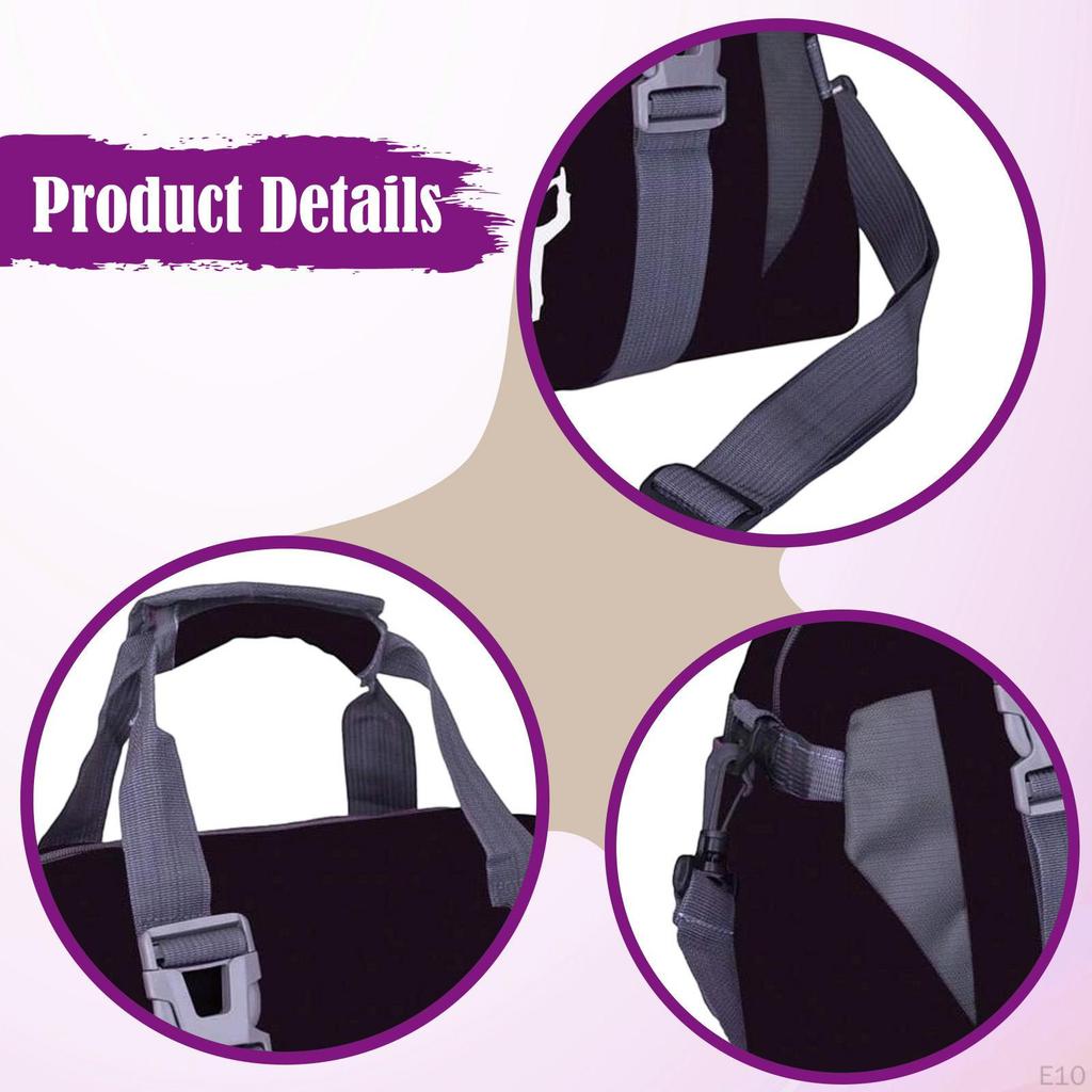 Torba Fitness Crossbody na Przybory Toaletowe Lekka Damska Torba do Przechowywania Regulowany Pasek na Ramię