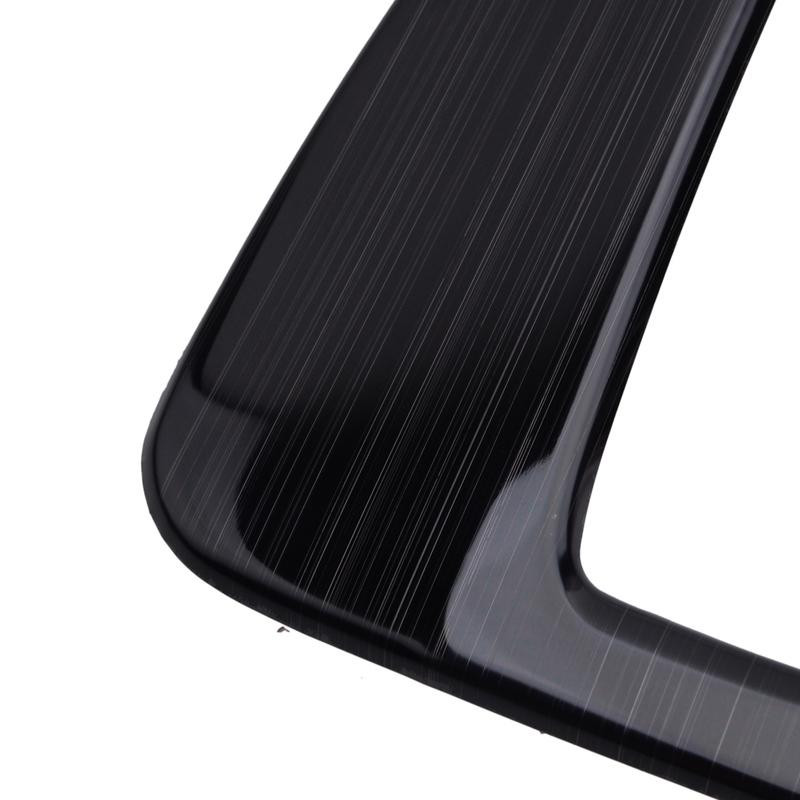 Black Brushed Style Gear Shift Panel Frame Cover Trim Fit For Buick Regal 2018 2019 2020 LHD