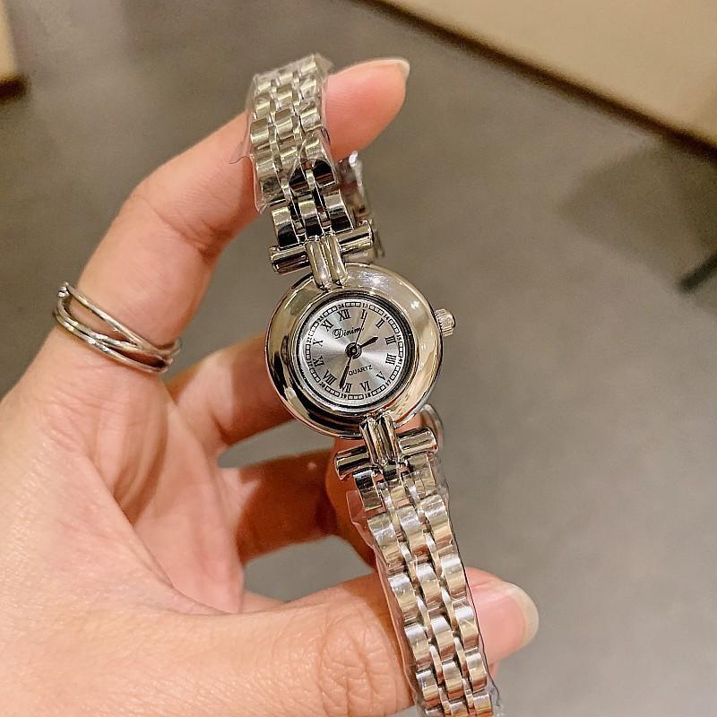 Retro Roman Scale Temperament Women'S Simple Women'S Light Luxury Waterproof Steel Belt Quartz Women'S Watch