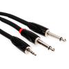 3.6mm Stereo Mini to TS Phone Instrument Cable 3m