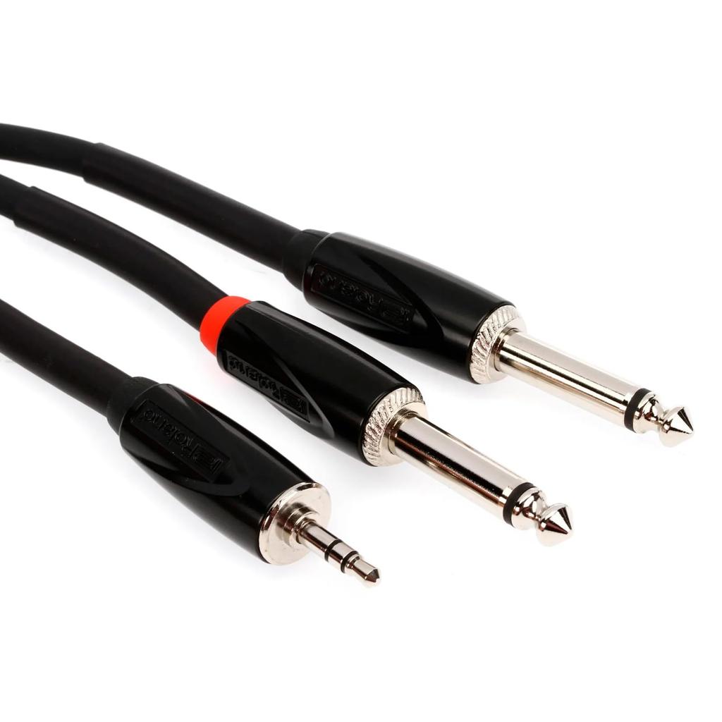 3.6mm Stereo Mini to TS Phone Instrument Cable 3m