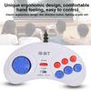 16Bit 9 Pin Mini Handheld Game Console Ergonomic Gaming Controller White for Sega
