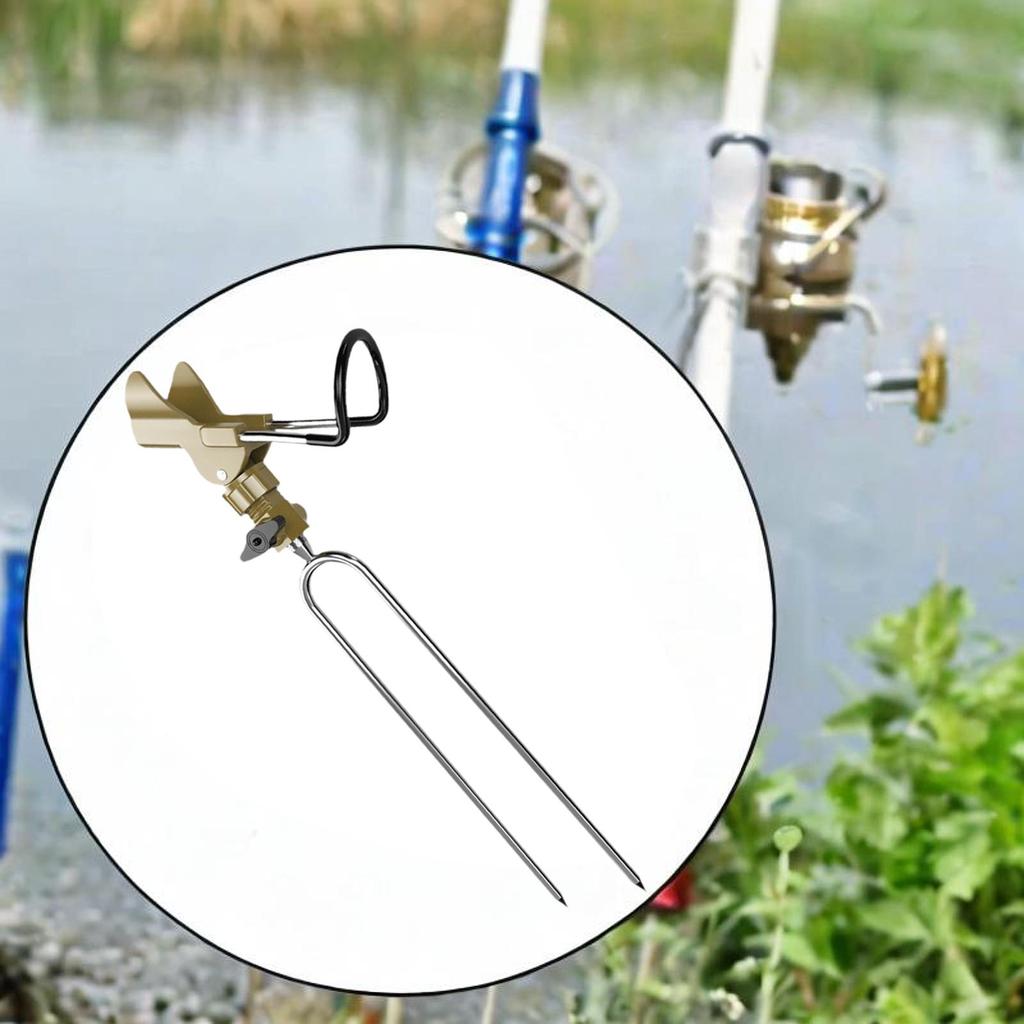 Professional Fishing Rod Holder Slip Pole Bracket Wall Mount Bank Rod Holders 360 Degree Adjustable for Fishing