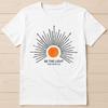Be The Light Matthew 5 14 Sunburst Bible Verse Christian Gift Tee T Shirt G2876