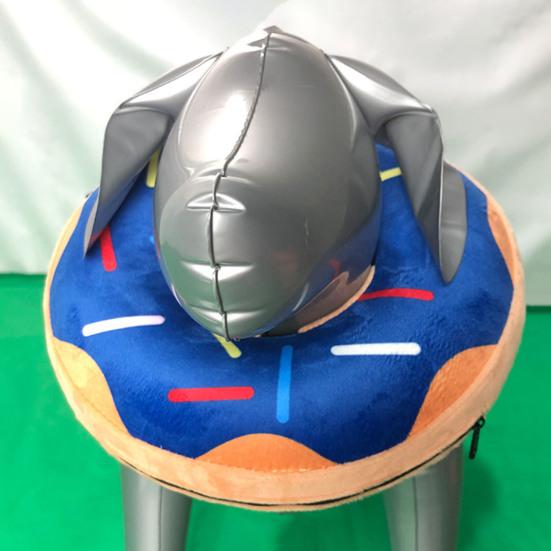 Pet Collar Cartoon Printing Fastener Tape Adjustment Inflatable Dog Lick-Proof Collar After Surgery Pet Supplies