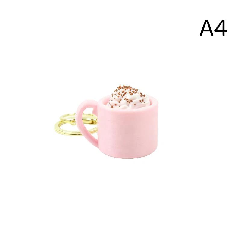 Sundae Ice Cream Mug Keycap Clicker Keychain 3D Printed Cute Fidget Toy Small Christmas Gift for Kids Teens