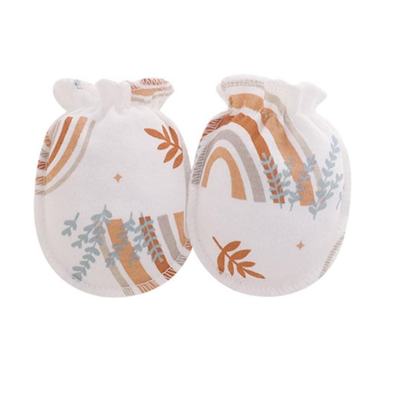 3Pairs Fashion Baby Anti Scratching Gloves Newborn Protection Face Cotton Scratch Mittens