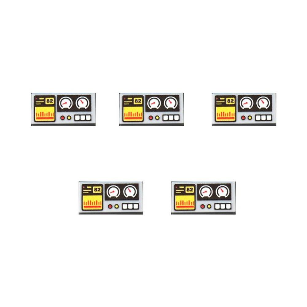 City Building Blocks Accessories Dashboard Audio Computer Control Center Radar Keyboard Mobile Phone Model Mini Brick Toy R054