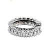 Anello Zircone Arcobaleno Moda Europeo-Americana - Quadrato Pieno di Diamanti, Monocolore, R4573.