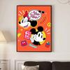 DIY Diamond Painting Minnie Mickey's Headshot Cross Stitch Kit Mosaic Art Diamond Painting Full Circle Diamond Home Decoration