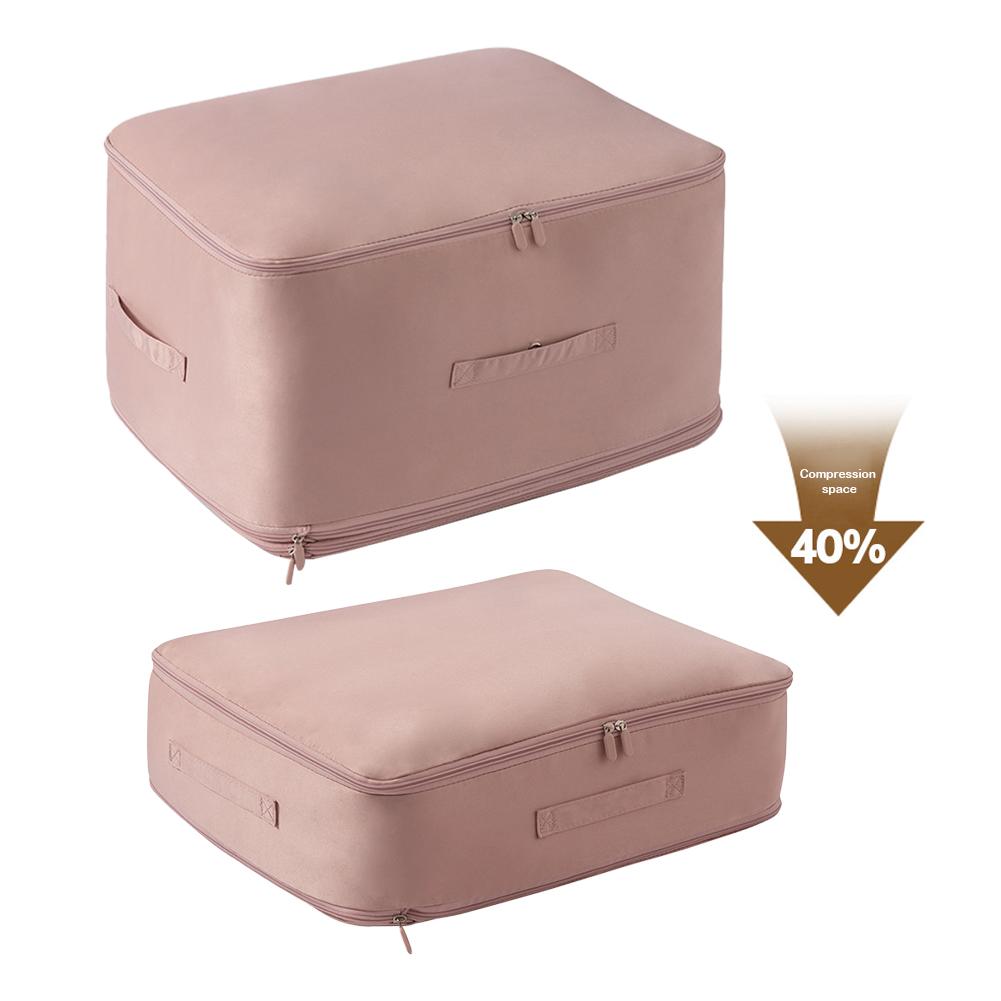 Quilt Storage Bag Blanket Storage Container Large Capacity Clothes Storage Bins with Sturdy Handle for Bedroom Wardrobe