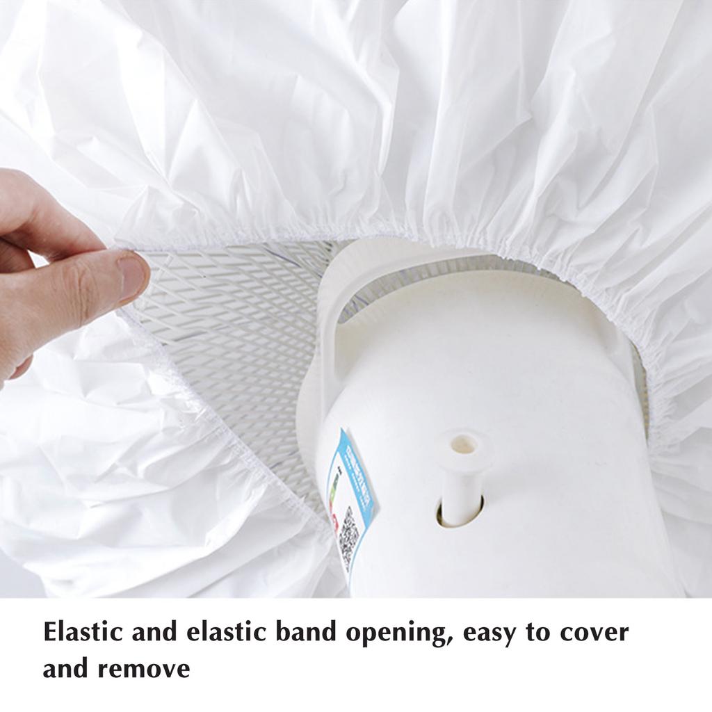 Round Electric Fan Dust Cover Washable Fan Sleeve Waterproof Dustproof Protective Standing Round Cover Fan Accessorie Home Decor