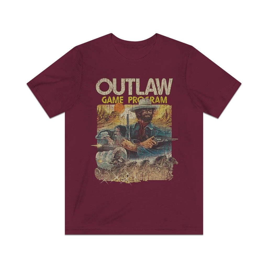 Outlaw Gunslinger 1978 Vintage Men s T shirt L