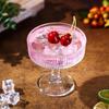 12 Pcs Ribbed Vintage Martini Glasses 7 Oz Champagne Coupe Cocktail Glassware Clear