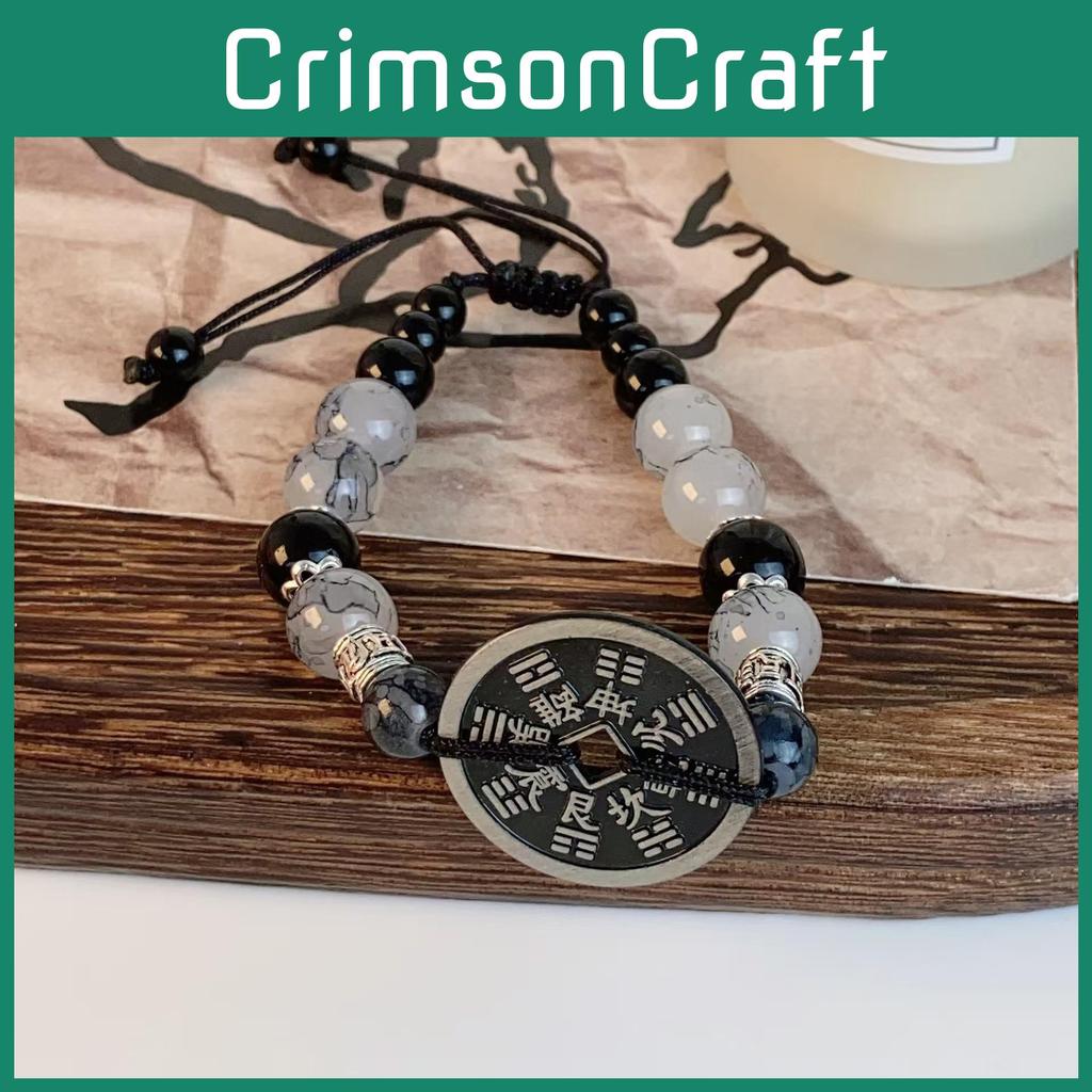 New Elegant Chinese Style Beaded Bracelet With Mountain Ghost Flower Design Women For