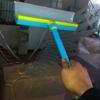 T bar Silicone Window Squeegee Kit Reusable Multifunction Clean Scraper Wear Resist Microfiber Cleaning Mop for Glass Mirror Doo