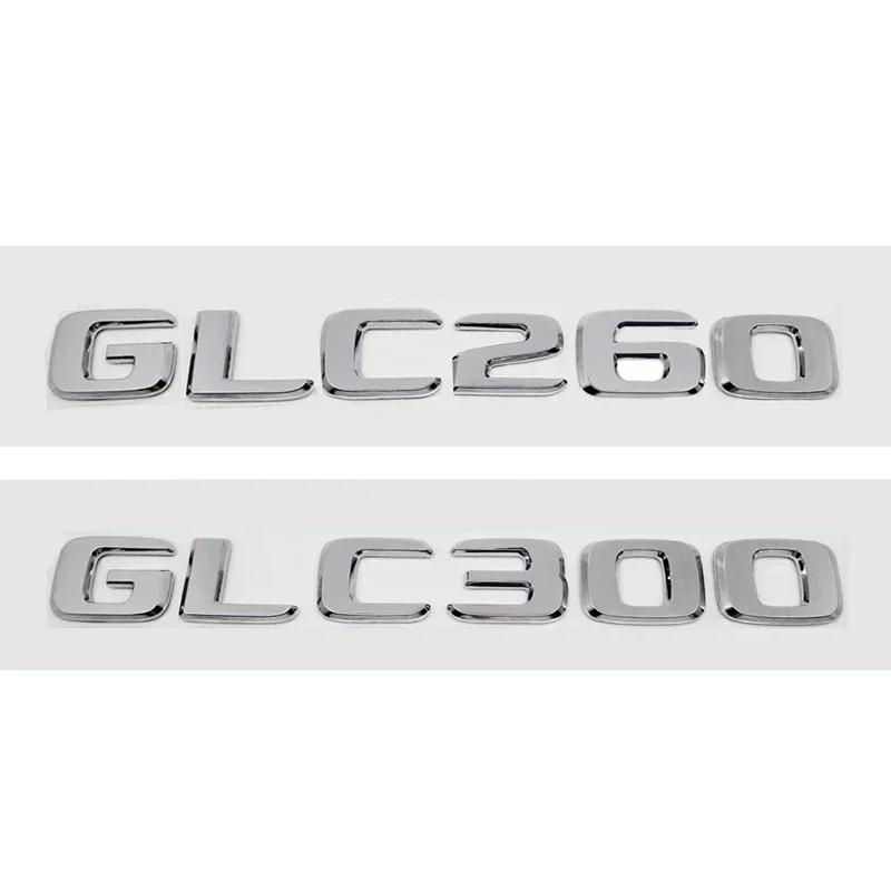 ABS Car Rear Sticker Alphabet Trunk Badge Decal Exterior for Mercedes Benz GLC63 GLC200 GLC260 GLC300 Auto Accessories