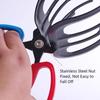 Lightweight Aluminum Alloy Fishing Pliers with Antislip Teeth for Secure Fish Holding in Outdoor Fishing Environment