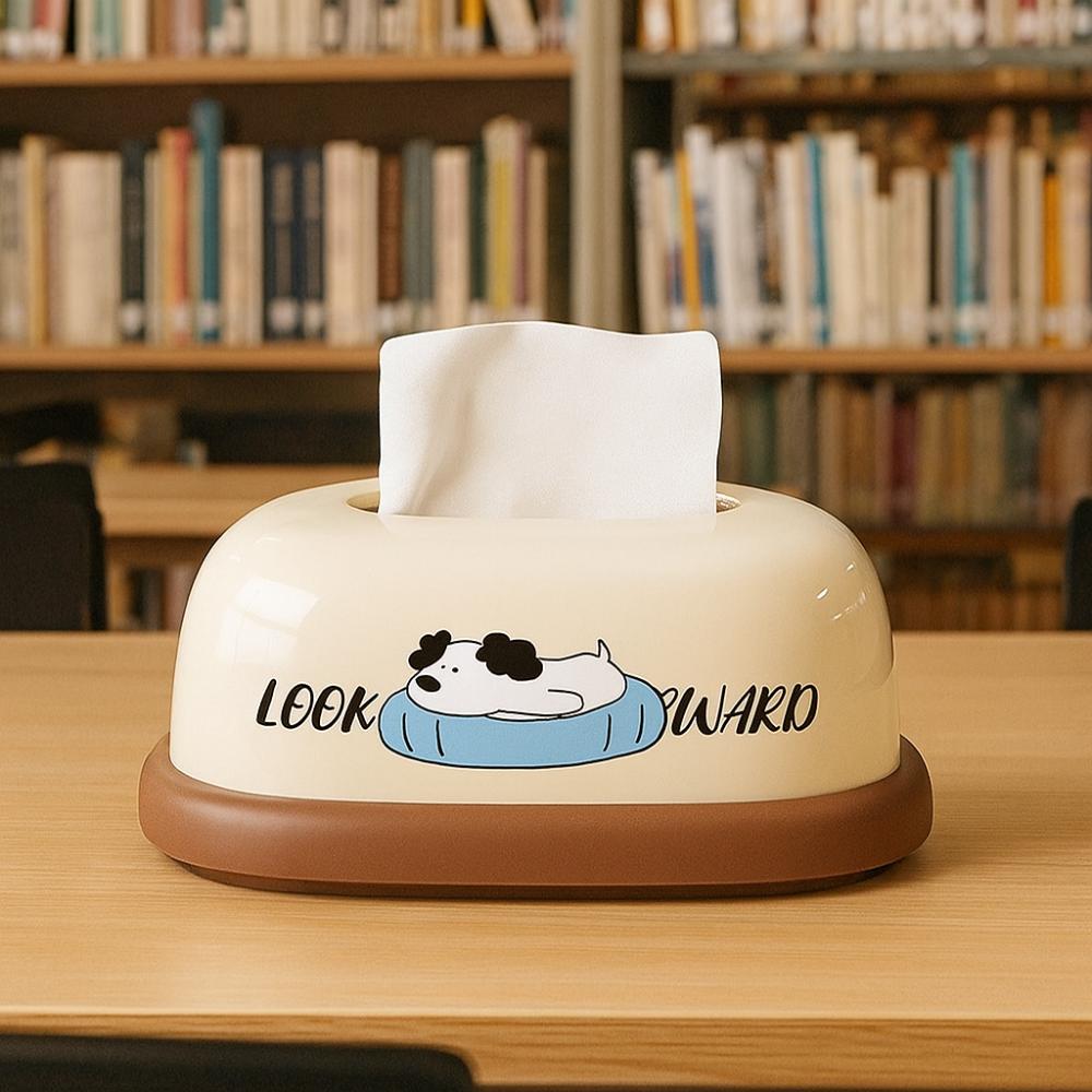 Decorative Desktop Tissue Box Cream Style Napkin Holder Home Decor Napkin Storage Box  Home Use