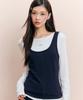 KIRSH Colorblock Layered Slim Fit Long Sleeve [Navy]