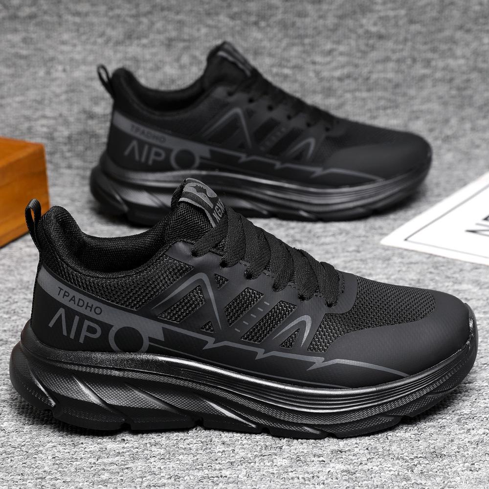 Men's 2025 Autumn/Winter Soft Sole Non-Slip Running Shoes - Fashionable, Wear-Resistant Casual Outdoor Sports Footwear