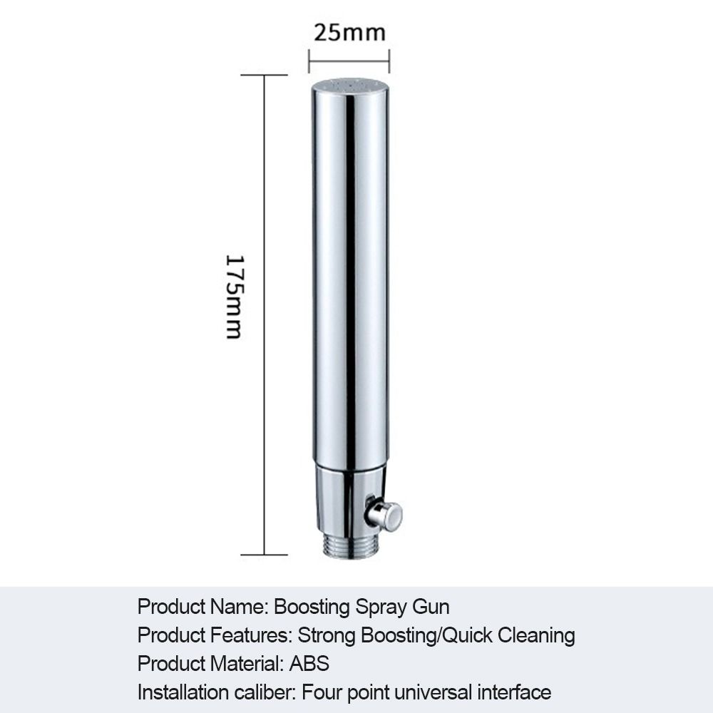 Portable Plastic Bidet Toilet Sprayer Self Cleaning High Pressure Shower Shattaf Handheld Faucet Multi-functional Shower Head