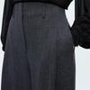 LANGZI Versatile Commuter High-Waist Wide-Leg Suit Pants