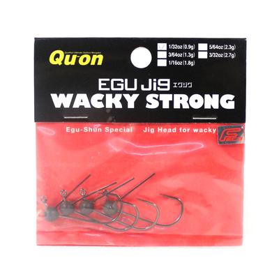 Jackson Jig Head Egu Jig Wacky Strong 5/pacote tamanho 4, 1/32 oz (8285)