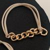 Elastische Metall-Haarbänder Stilvoller Pferdeschwanzhalter Mode Haaraccessoires Haarschmuck für Verschiedene Frisuren und Anlässe
