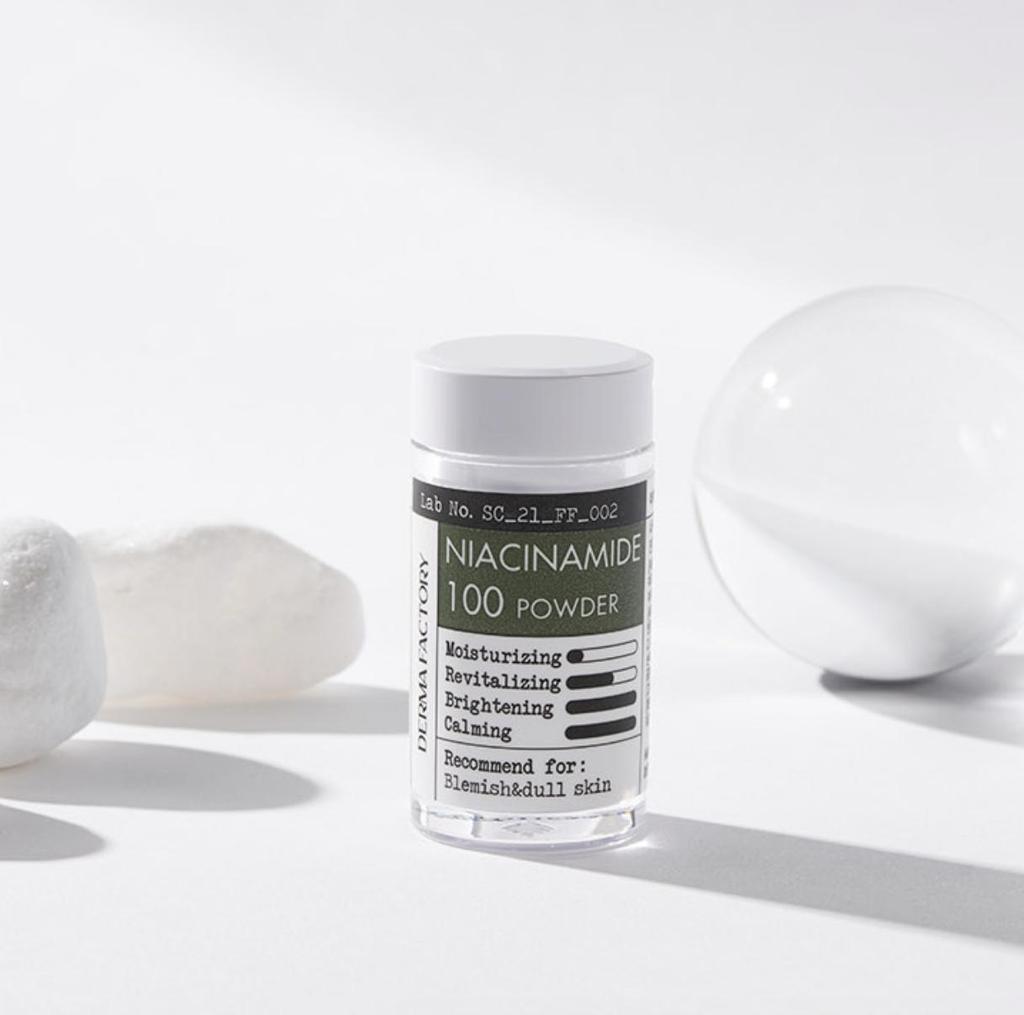 DERMA FACTORY Niacinamide 100 Powder Brightening Tone Balance 7g Facial Care K-Beauty