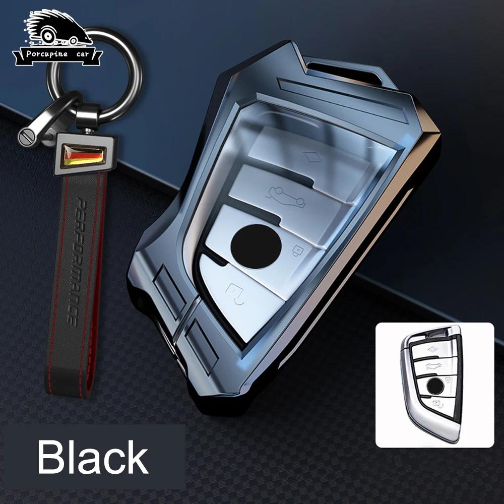 New Zinc Alloy Style Auto Key Fob Cover Case Housing Remote Fit For Bmw X3 X5 X6 F30 F34 F10 F20 G20 G30 G01 G02 G05 F15 F16 1 3 5 7 Series