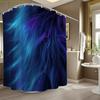 A Bathroom Shower Curtain, Featuring a Black Technology Launch Event, Dynamic Art Festival Shower Curtain, High-Definition Dig