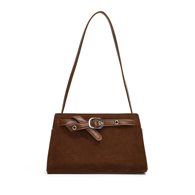 Herbst Retro Einfache Lässige Schulter Kleine Quadratische Tasche Damen Matt Neue Pendler Kleine Tasche Umhängetasche