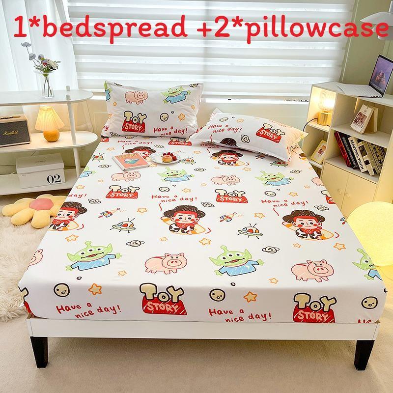 Toy Mouse Stitch Story Pattern Printing Bedspread Set Protective Cover