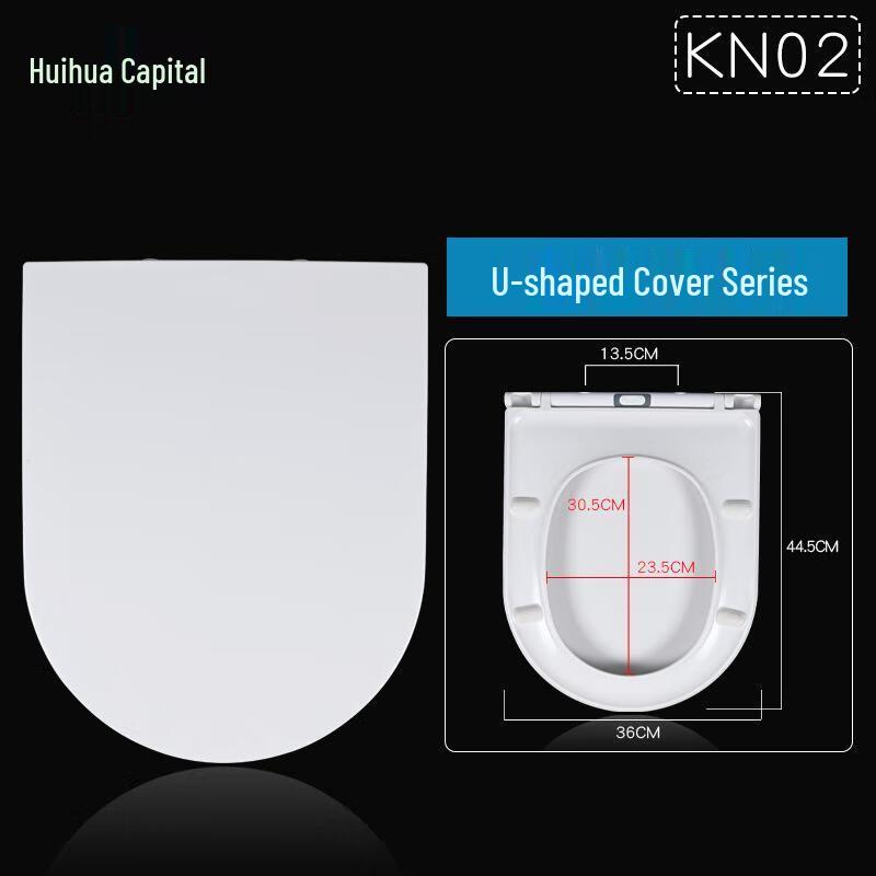 

Huihuadu Thickened Urea-Formaldehyde Slow-Close Toilet Seat