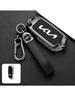 Zinc Alloy Leather Car Smart Key Case Cover Keyless Shell For Kia KN Stinger GT Elite K9 Auto Interior AccessoriesEY1 