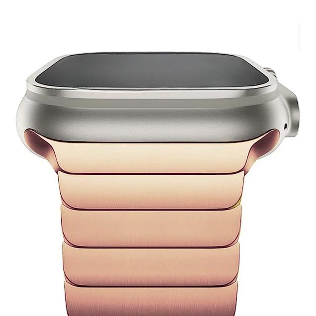 Stal nierdzewna pasek do Apple Watch Ultra2 opaska 49mm 44mm 45mm 40mm 41mm 42 46mm Metalowa bransoleta iWatch seria 9 7 8 se 3 10 11