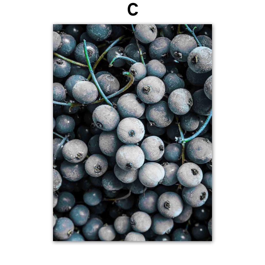 Egg Tart Donut Avocado Food Fruit Pastry Wall Art Canvas Painting Nordic Posters And Prints Pictures For Living Room Home Decor