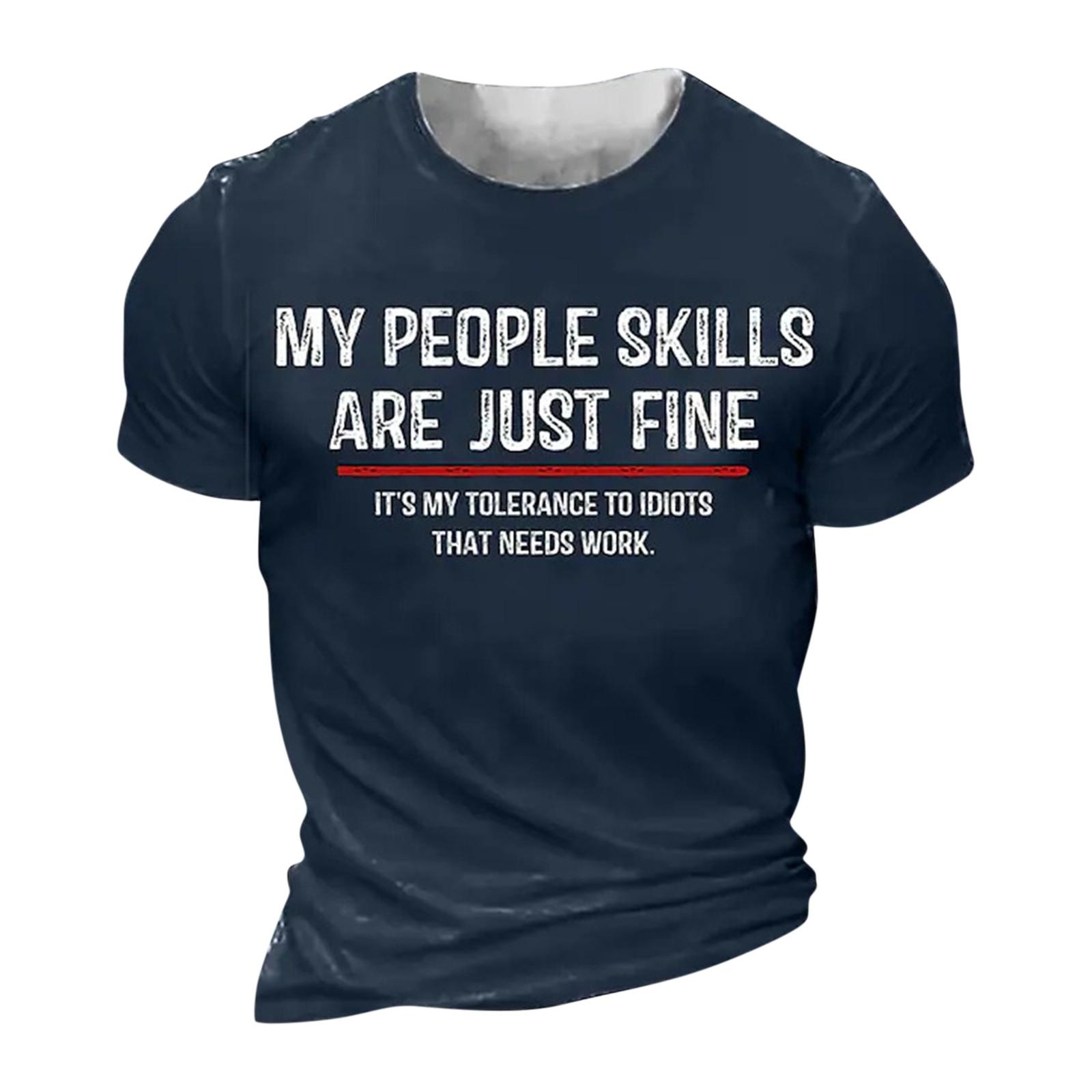 Летняя черная хлопковая футболка с коротким рукавом и круглым вырезом — фото 4