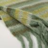 Thick Striped Cashmere Warm Shawl Women Scarf  Travel Casual Rainbow Plaid Long Pashmina Wraps with Tassel Blanket Bufanda